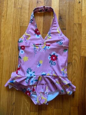 Hanna Andersson Tangled Halter One-Piece Swimsuit